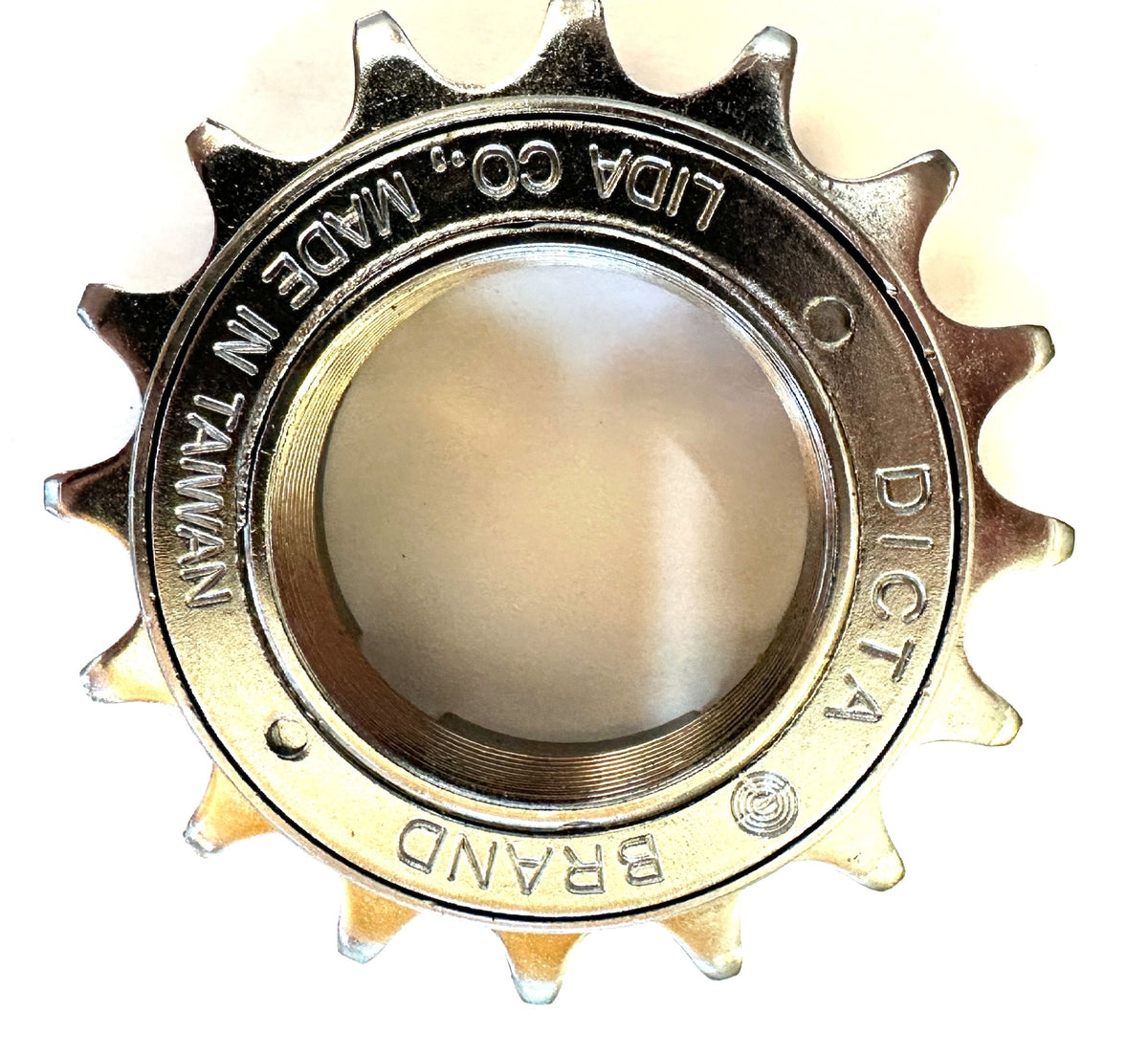 16 Tooth Bicycle Freewheel - Single Speed BMX COG Chrome Plated 1/2" x 1/8"