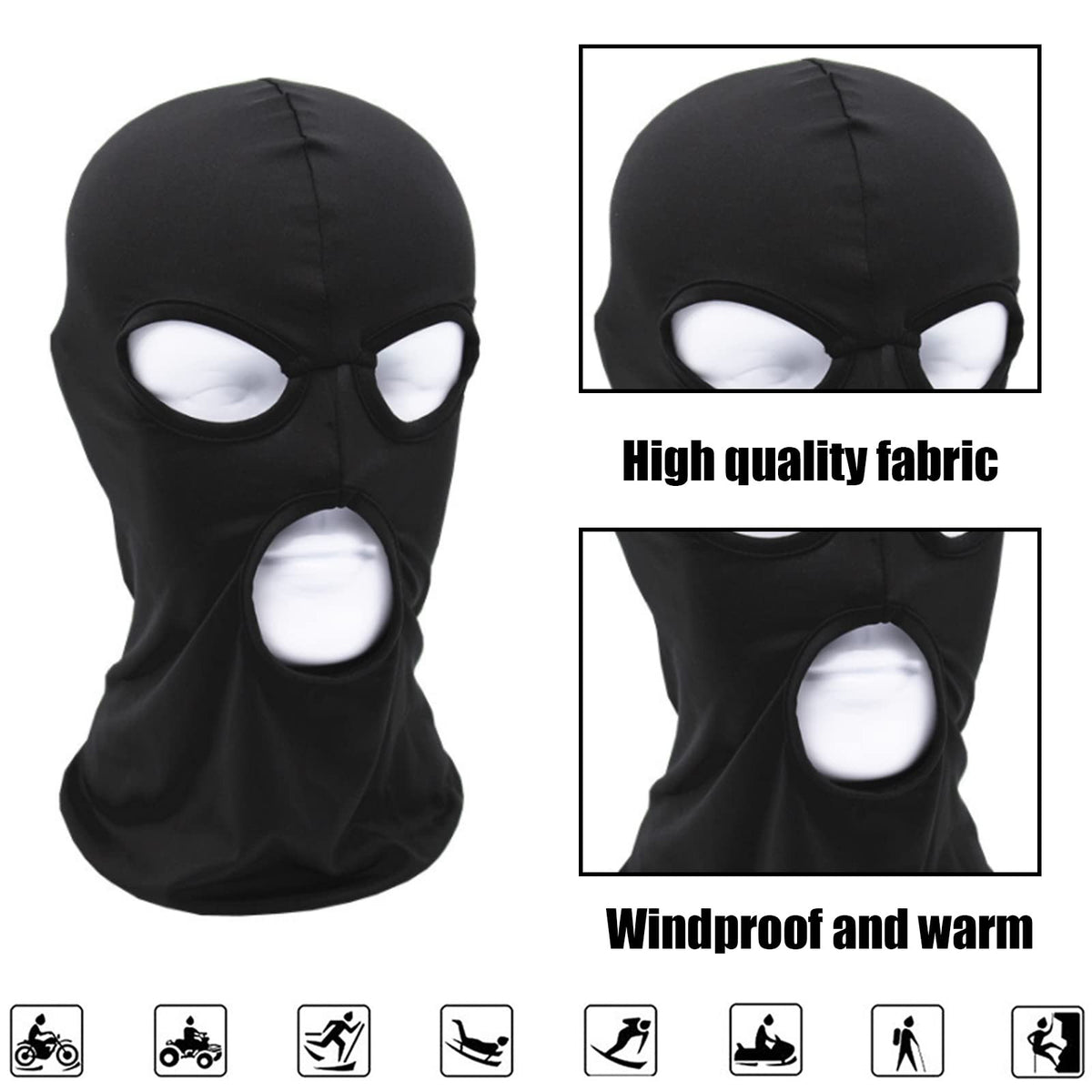 Balaclava Face Mask UV Protection Sun Hood for Men Women Tactical Cycling Running