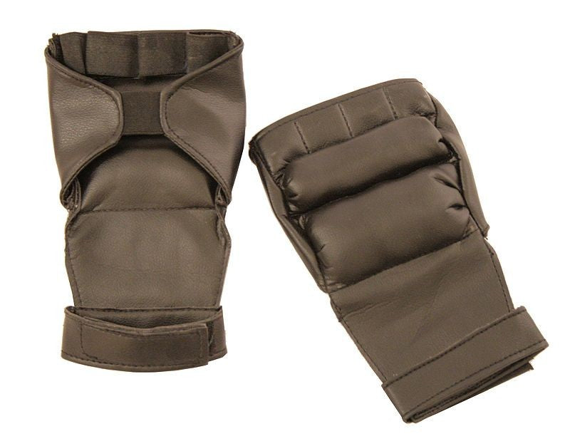 Black Boxing Training Gloves XL with Wrist Support and Knuckle Padding