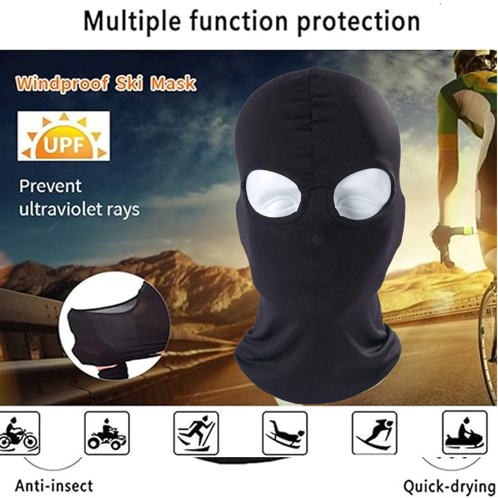 2-Hole Full Face Mask for Cycling Ski Fishing Men Women Unisex