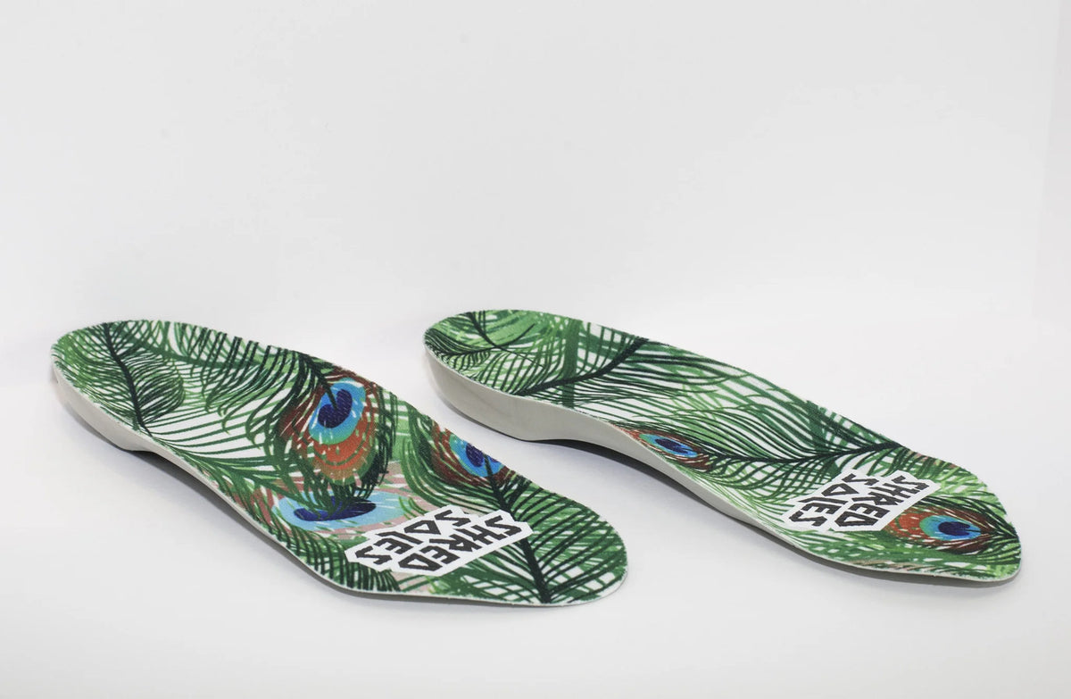 Skateboarding Insoles 3/4 Length Comfort & Stability Shoe Inserts