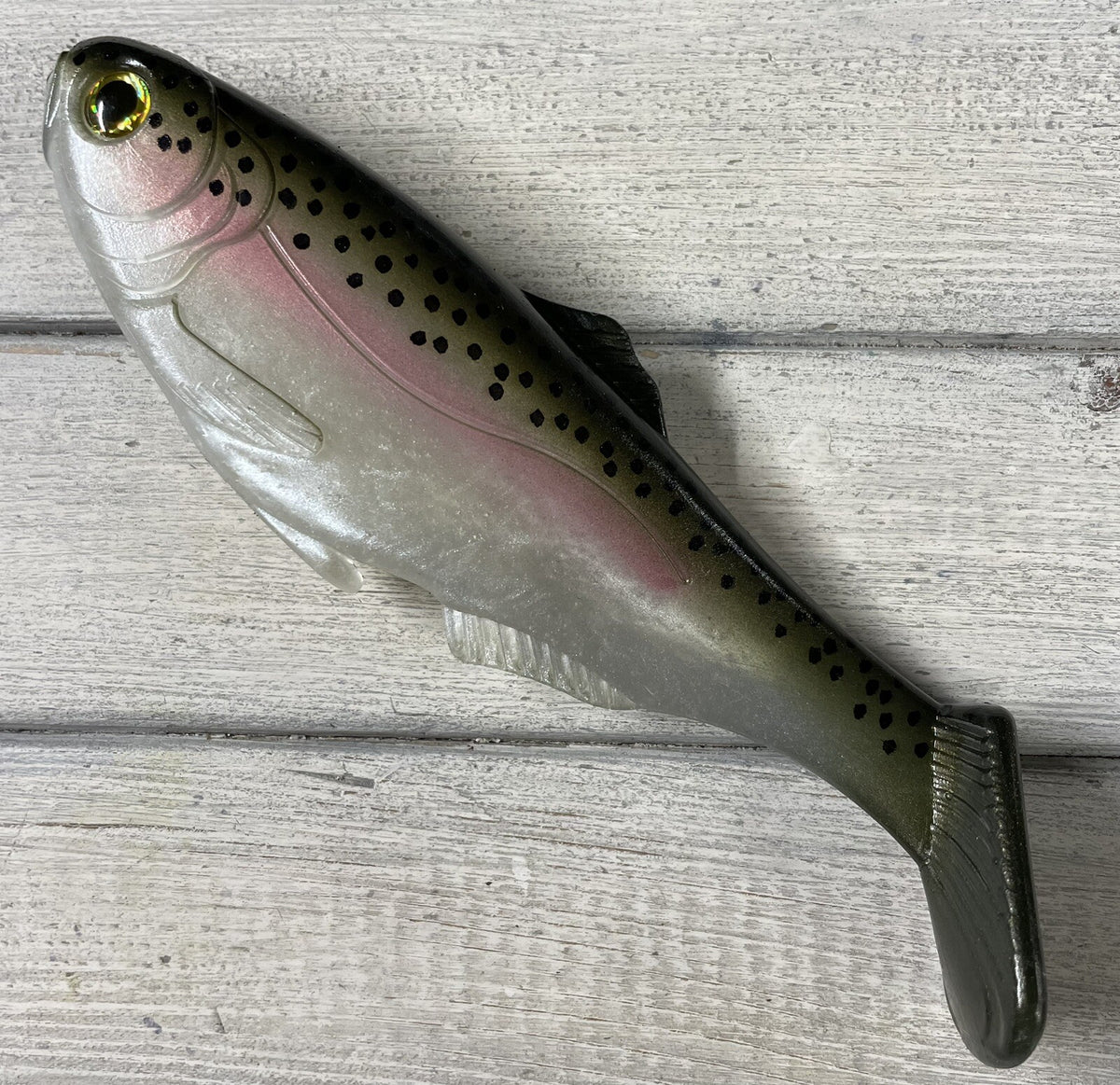 7.5 Inch Weedless Swimbait - Soft Plastic Fishing Lure for Trout & Bass