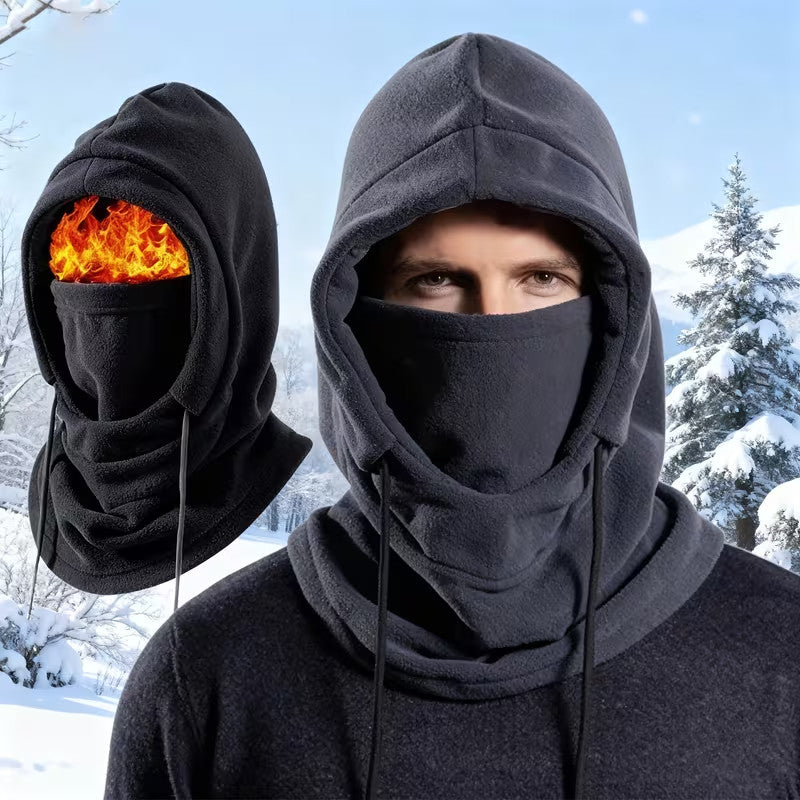 Unisex Winter Fleece Balaclava Ski Mask - Warm Windproof Face Cover