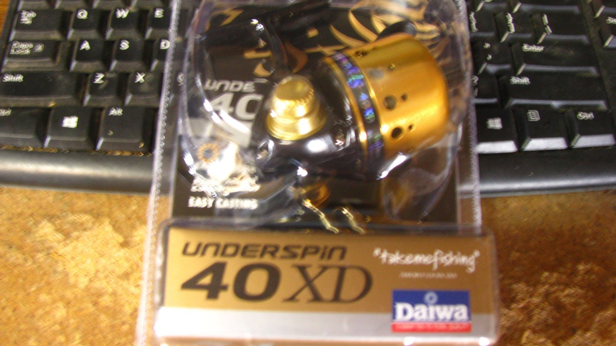 Daiwa Underspin Reel 40XD Spincast Reel Lightweight for Panfish