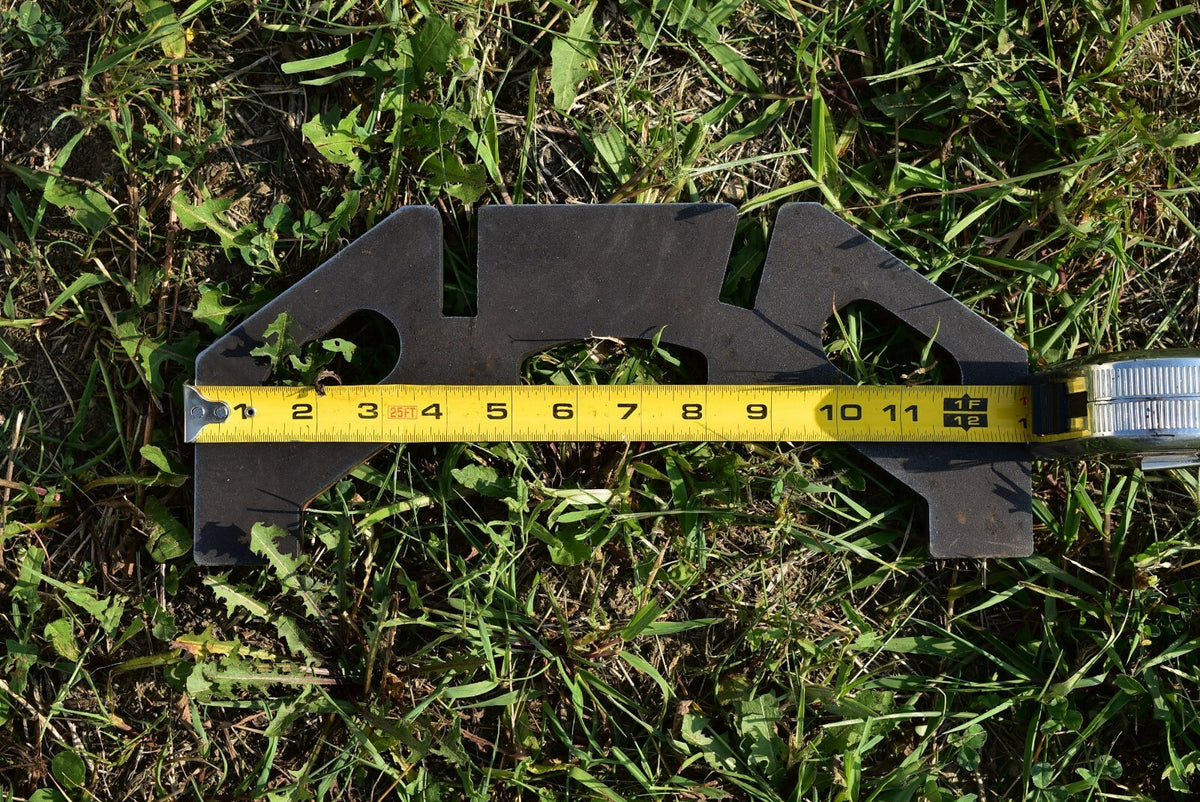 1/2 Inch AR500 Steel Shooting Target with Stand 7x13.5 Inch Durable Range Steel