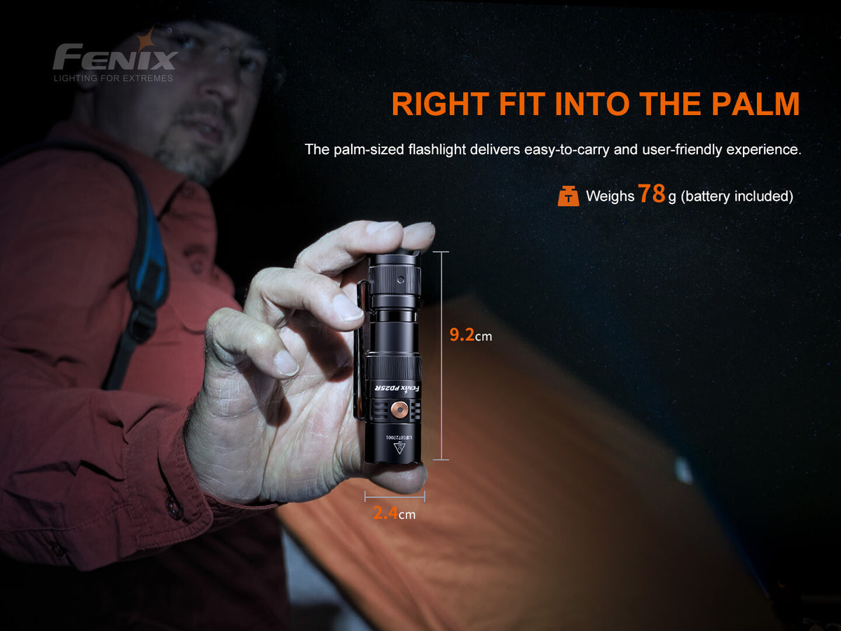 Rechargeable EDC Pocket Flashlight 800 Lumens Compact USB-C Torch