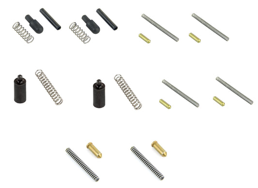 Builder Kit Replacement Springs Pins for Rifle Maintenance - USA Made