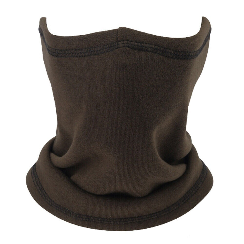 Winter Neck Gaiter Face Mask - Windproof Fleece Scarf for Cold Weather