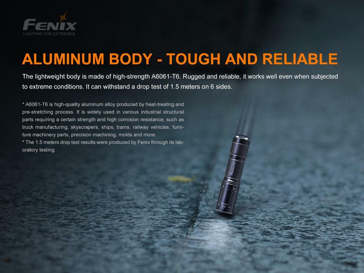 Mini LED Flashlight Keychain with AAA Battery - Waterproof & Compact