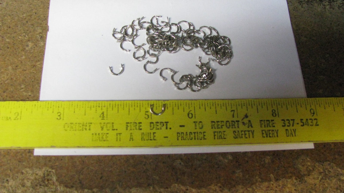 Size 4 Nickel Finish Clevis Pins - 100 Pack for Spinners and Lures