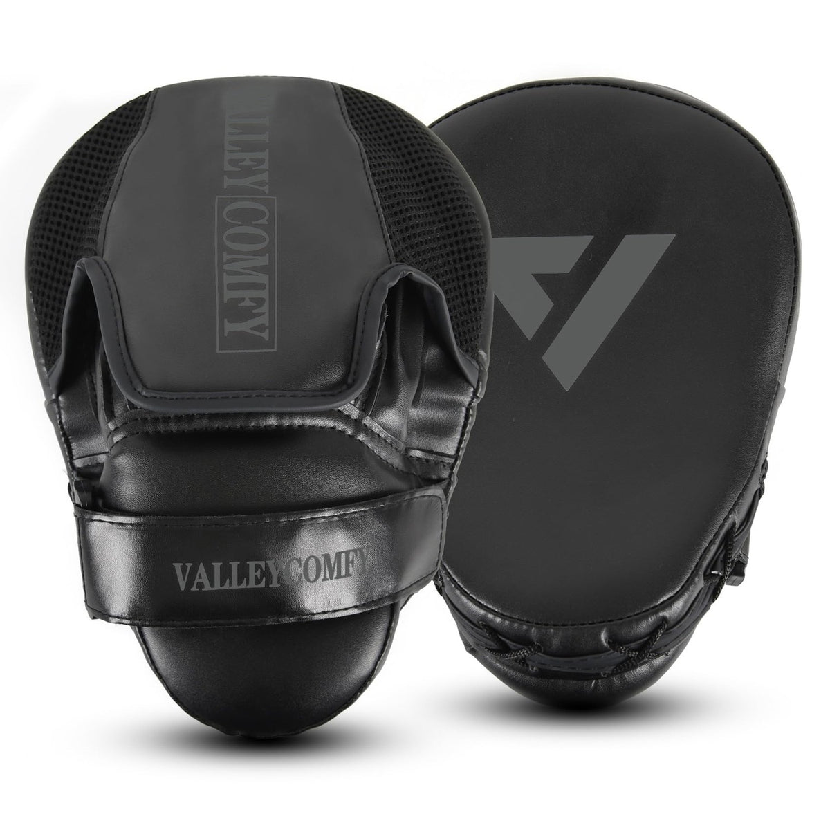 Boxing Punching Mitts for Training - Durable Faux Leather & Shock Absorption
