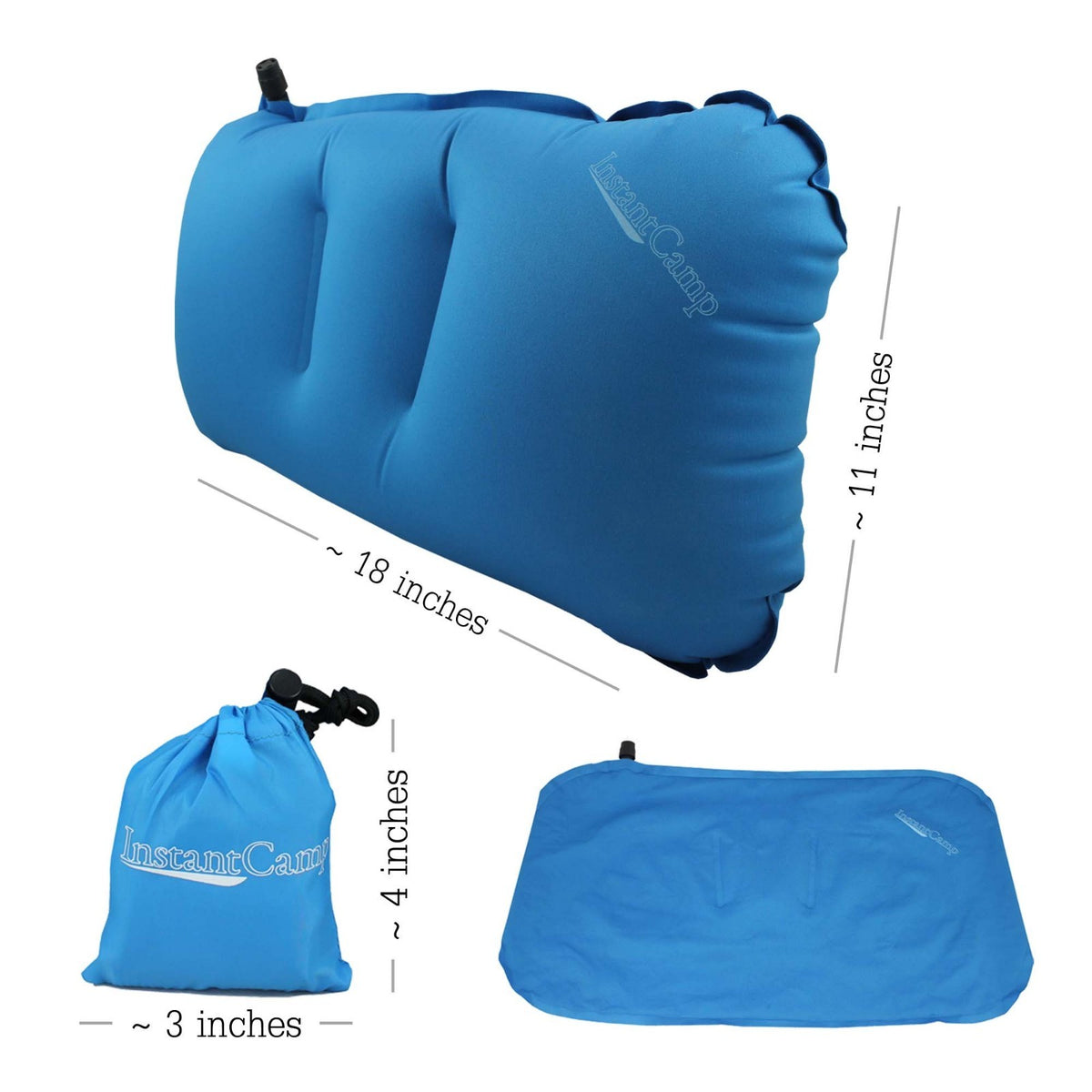 Lightweight Inflatable Camping Pillow - Supportive Travel & Backpacking Gear