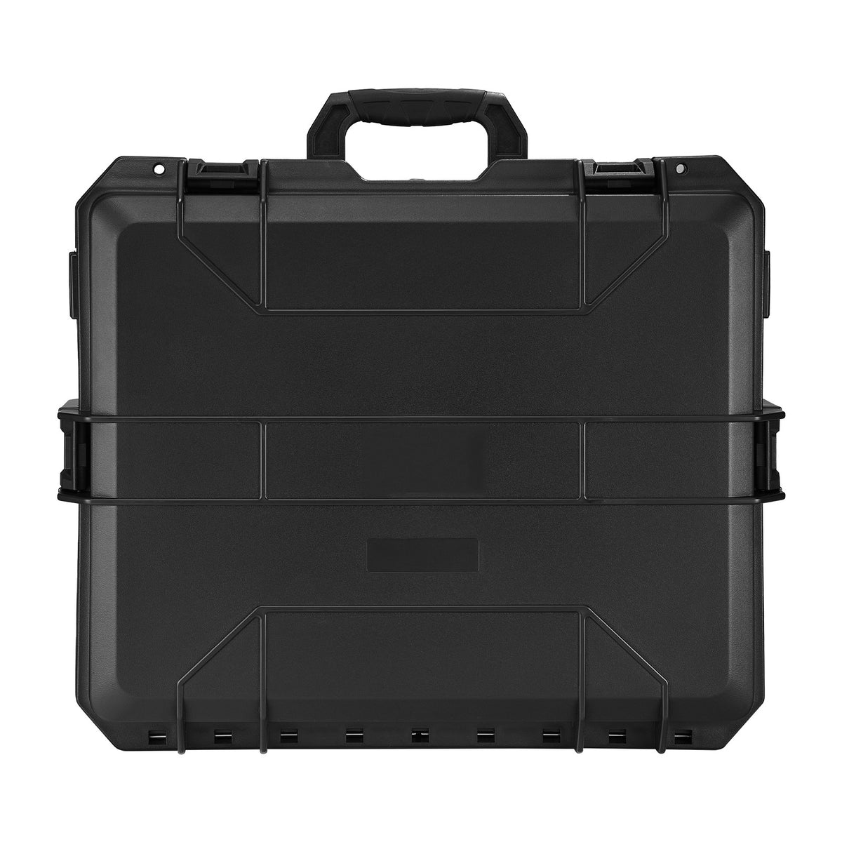 Hard Pistol Case with Foam Lining, Secure Gun Storage 21.9x17.9x8.8 in