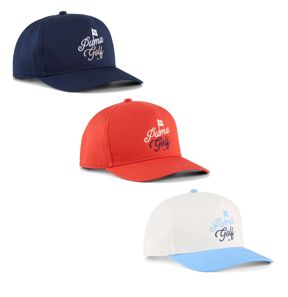 Men's Golf Cap with Snapback Closure - Puma Flagstick Style