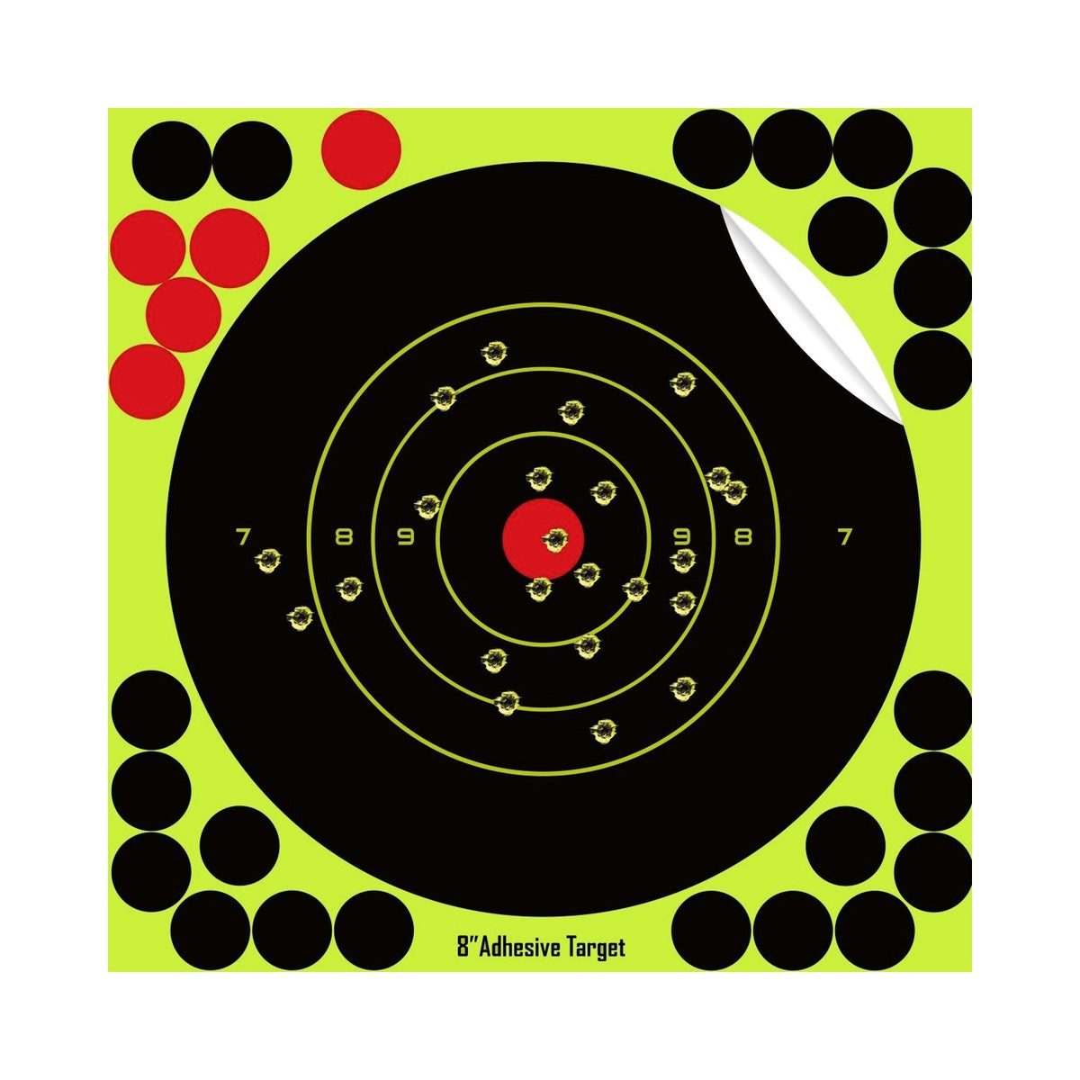 Reactive Shooting Targets Paper for Rifle and Gun Practice, 50 or 100 Pack
