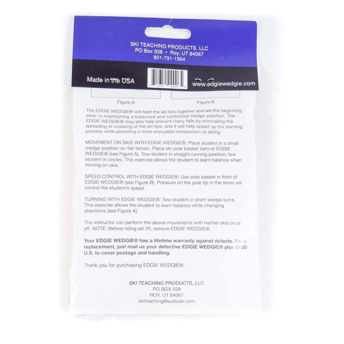 Ski Wedge Tool for Beginners - Edgie Wedgie Original Ski Accessory