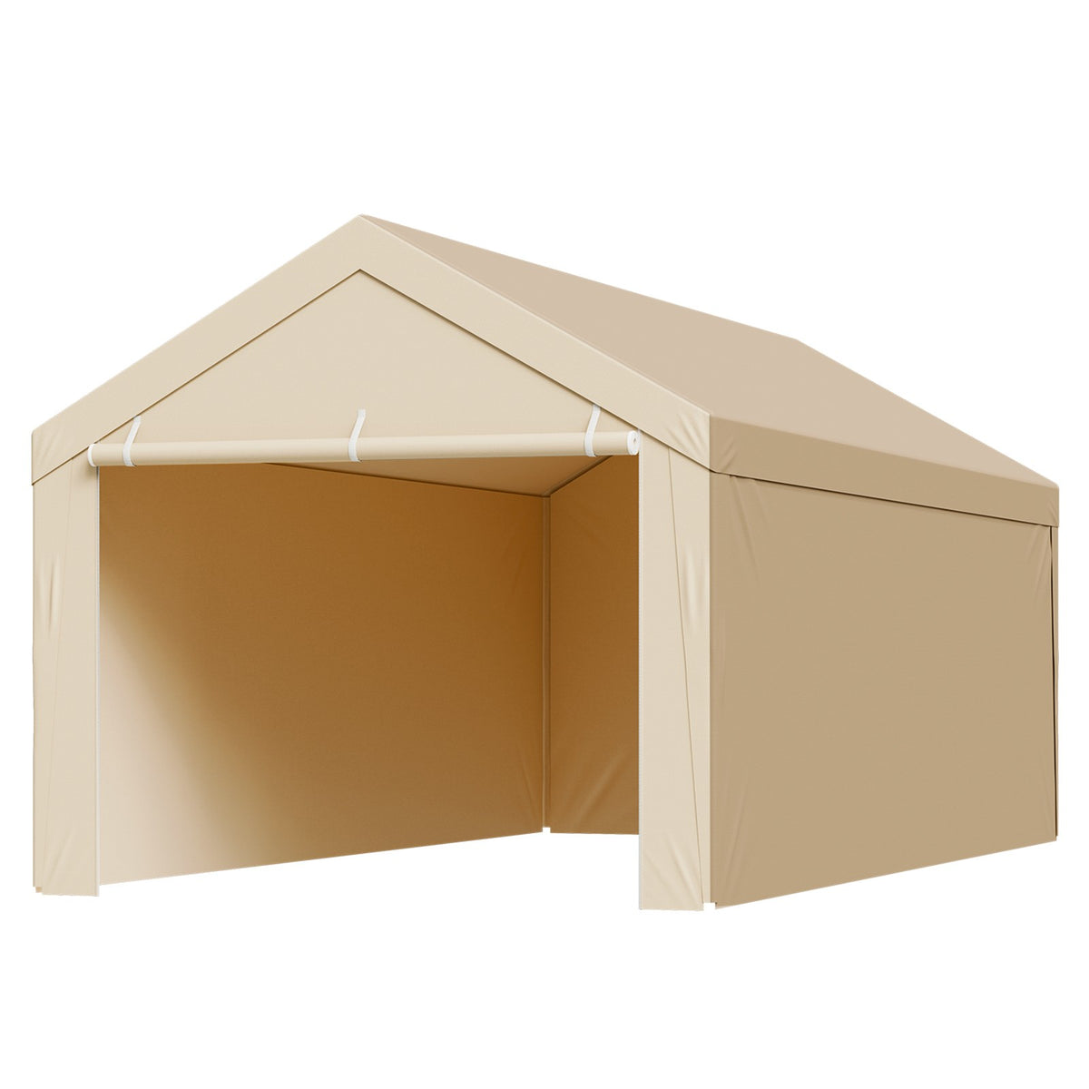 10x20 ft Carport Canopy Cover with Side Panels - Waterproof Outdoor Shelter