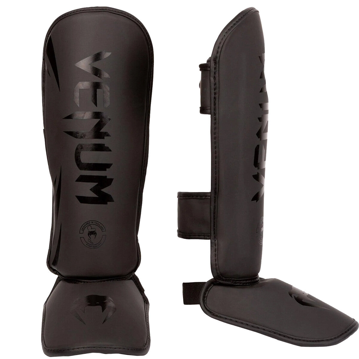 Kids' Protective Shin Instep Guards - Multiple Sizes, Black