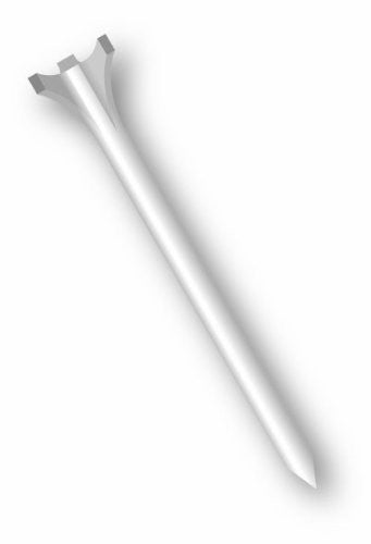 Zero Friction Tour 3-Prong Golf Tees - 1-3/4 Inch, Pack of 20, White