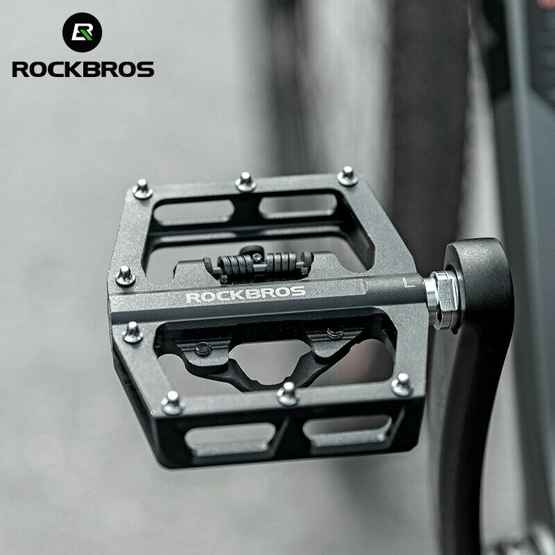 Bike Pedals SPD Lock Non-Slip MTB 2-in-1 Dual Function Pedals