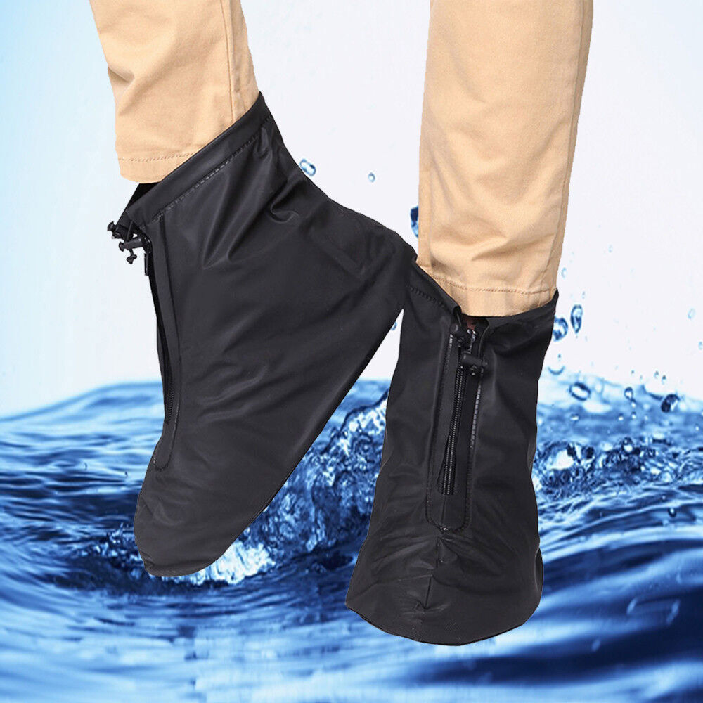 Reusable Waterproof Shoe Covers Rain Boots Overshoes Anti-slip Cycling Shoes