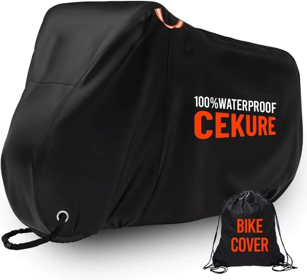 Outdoor Waterproof Bike Cover for 1-2 Bikes Heavy Duty Tear-Resistant 210D Oxford