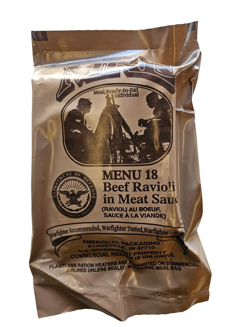 2024-2025 US Military MRE Meal Ready to Eat Assorted Menu Options