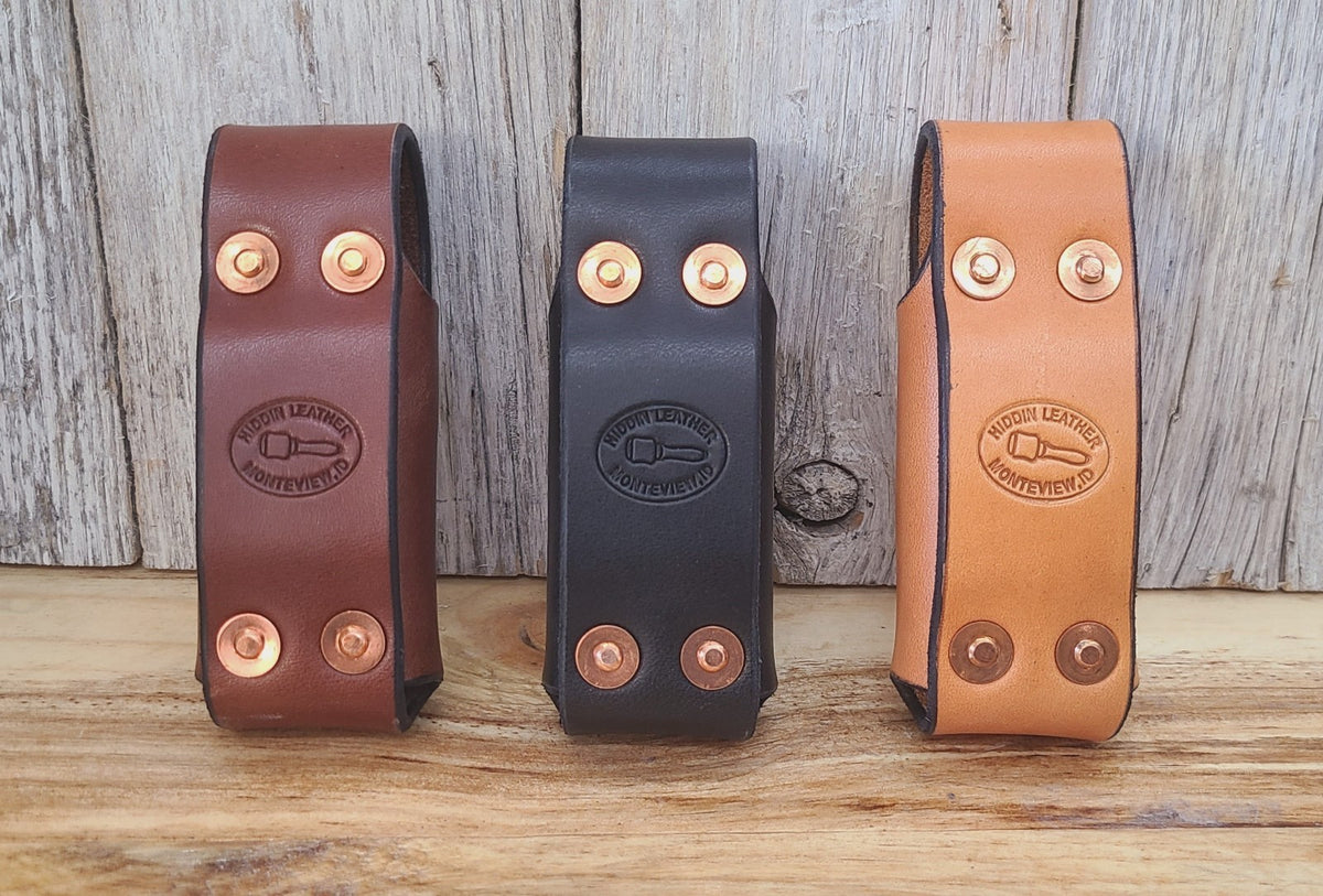 Leather Sheath for Leatherman WAVE - Handcrafted Leather Tool Case with Riveted Design - Multiple Colors