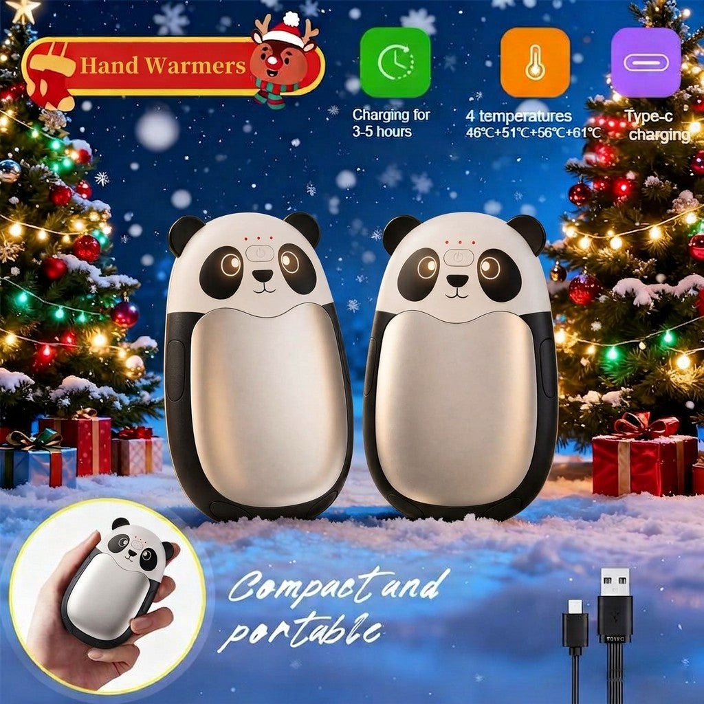Rechargeable Hand Warmers 4-Pack 2-in-1 Portable Electric Hand Warmer