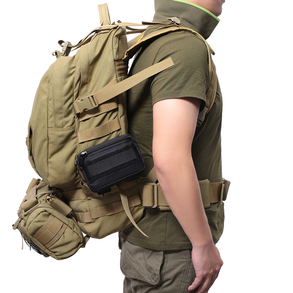Multi-Purpose Tactical Molle Waist Pouch Belt Bag for Outdoor & EDC Activities