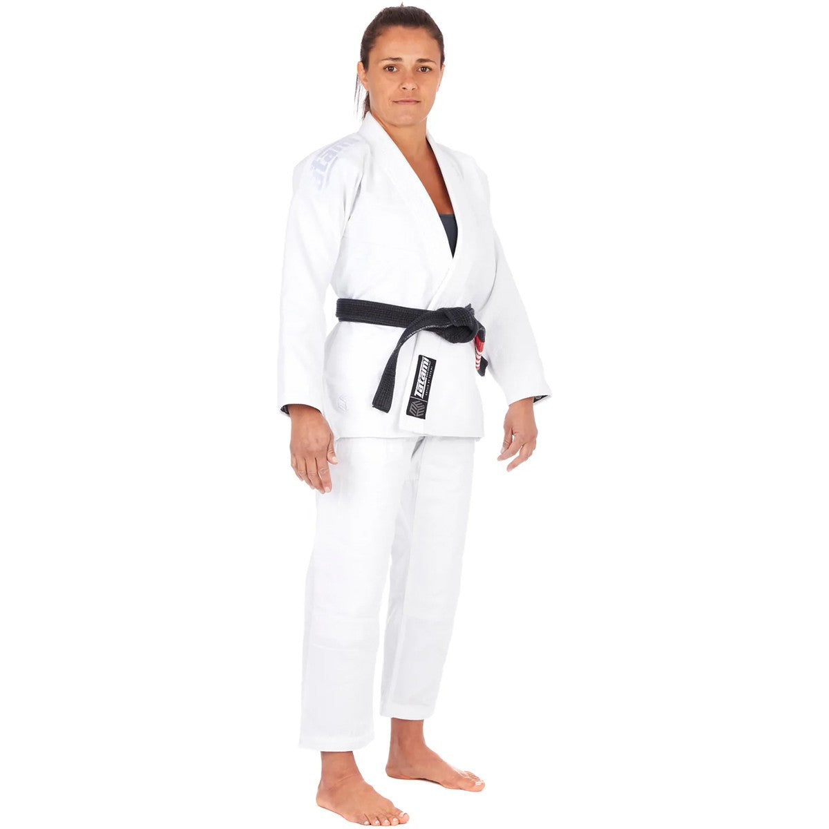 Women's BJJ Gi Tatami Fightwear Estilo Black Label White/White