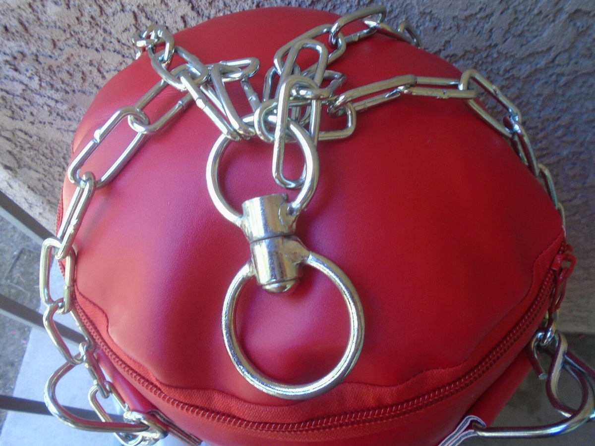 Boxing Punching Bag with Chain and Gloves Set - Martial Arts Training Equipment