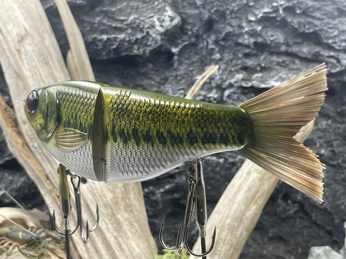 7-Inch Soft Plastic Fishing Bait Shad Lure - 2.4oz Glider Bait