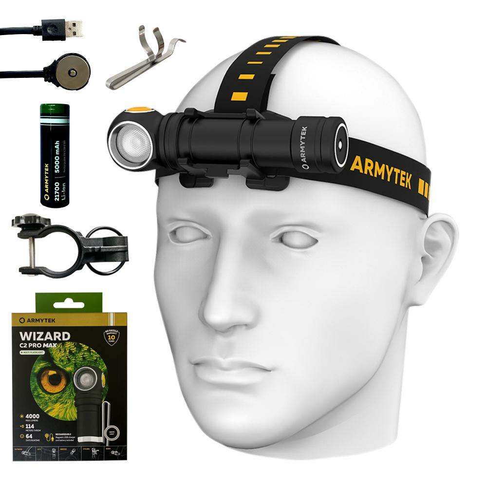 Rechargeable Headlamp 4150 Lumens Waterproof LED Headlight for Outdoor & Industrial Use