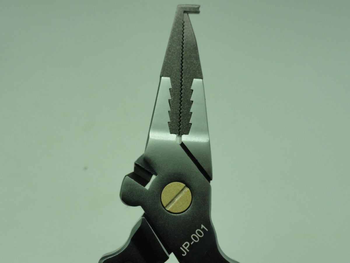 Fishing Split Ring Pliers Titanium Jaw Aluminum Body 6-5/8"