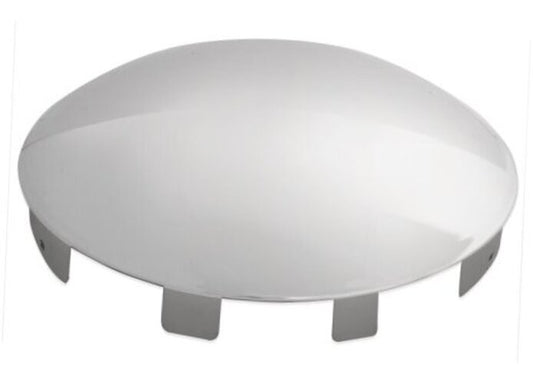 10770 Cr. Universal Front Hub Cap 1 inches Lip, 6 1" Lip Chrome