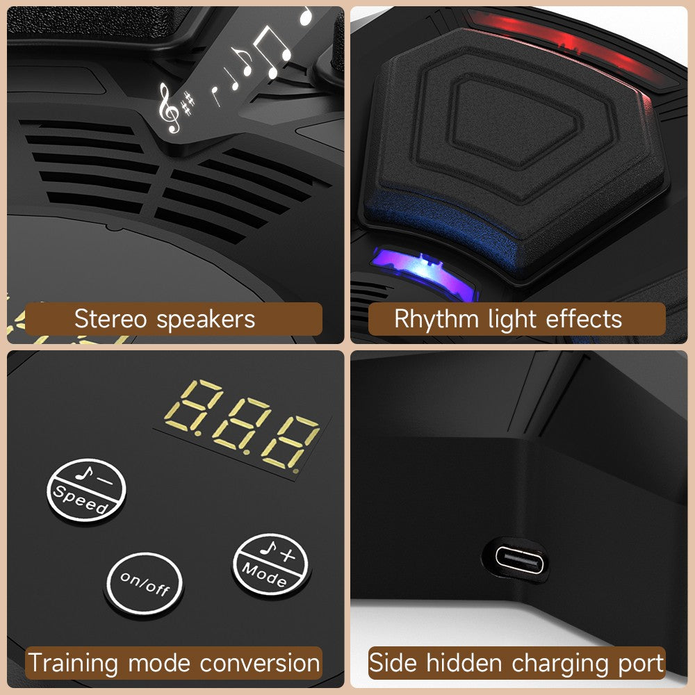 Bluetooth Wall-Mounted Boxing Machine with Reflex Training for Adults & Kids