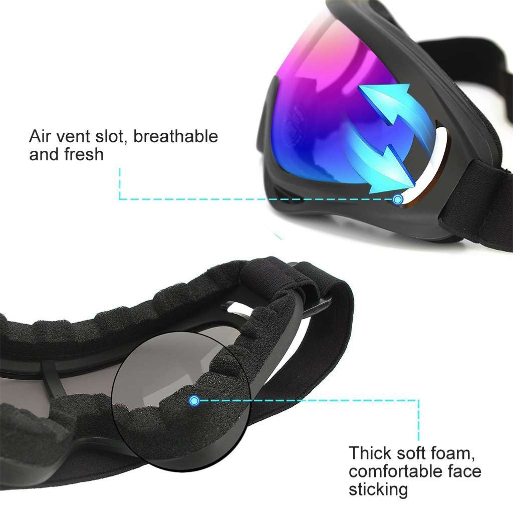 Winter Snow Sport Goggles UV Protection Anti-Fog Snowboard Ski Eyewear