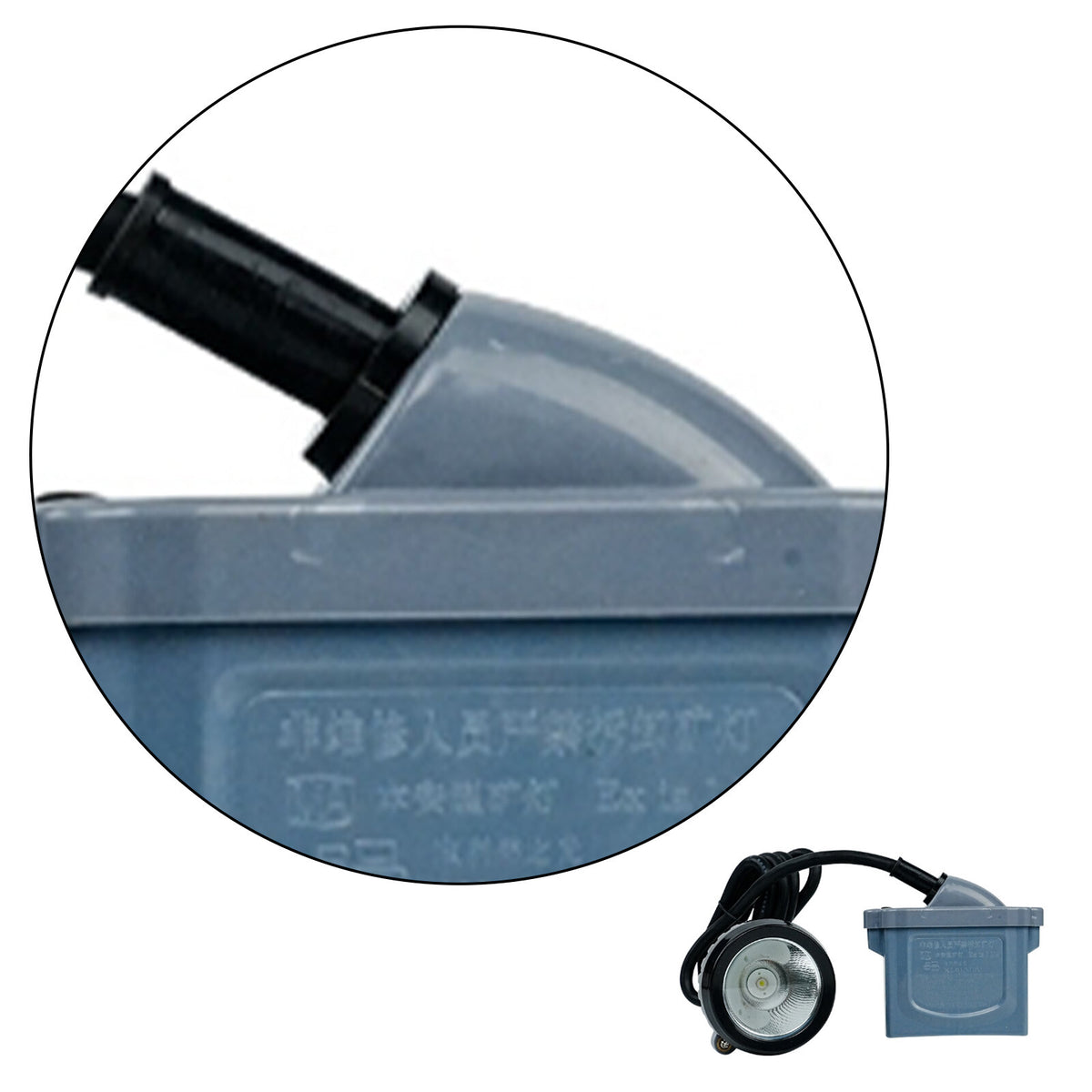 Rechargeable LED Mining Headlamp with Waterproof Safety Headlight for Hunting and Camping