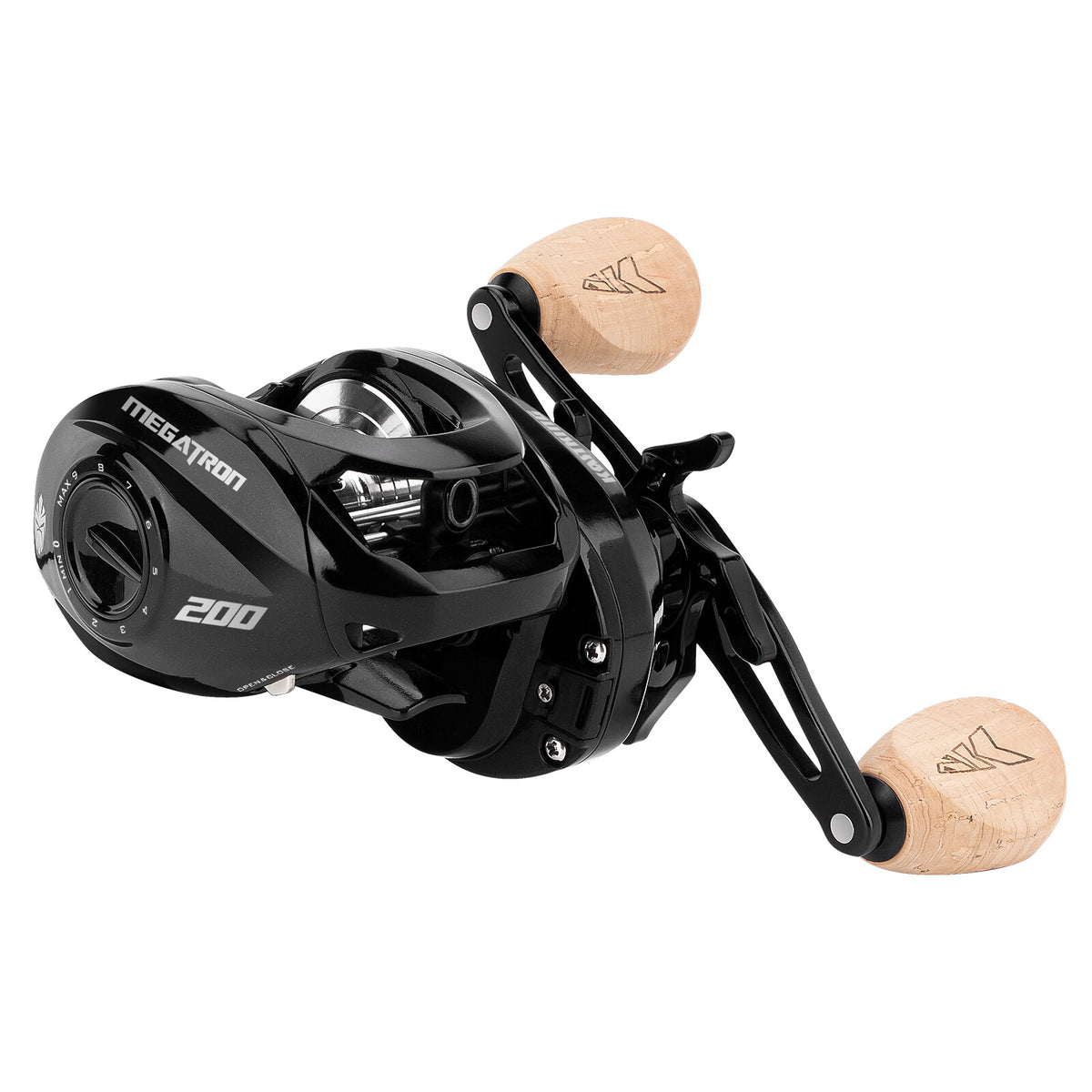 High Capacity Baitcasting Reel - Wide Spool, Multi-Use Fresh & Saltwater