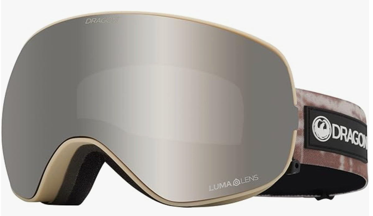 Snow Goggles for Winter Sports - Dragon X2S Wash Silver & Amber Lenses