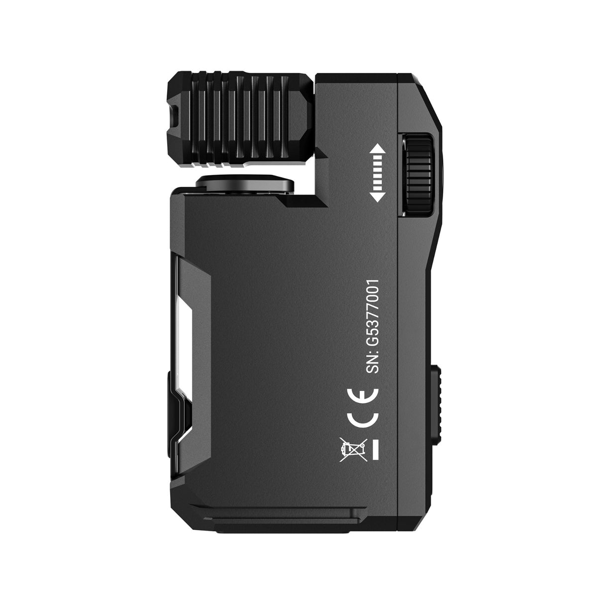 Rechargeable EDC Flashlight with RGB Light and 400 Lumens