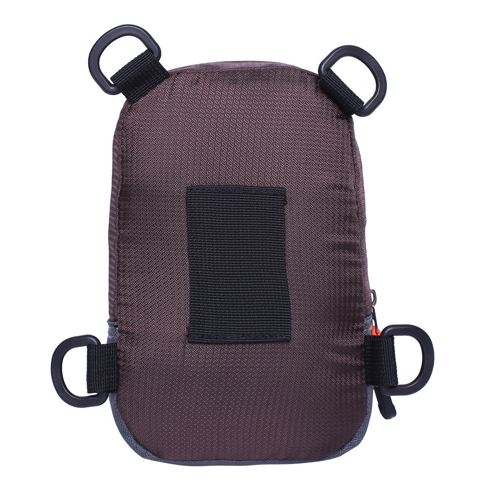 Fly Fishing Chest Bag Lightweight Waist Pack Tackle Organizer Black