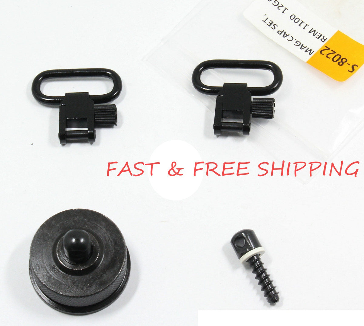 Remington 1100 Shotgun Sling Mount Kit with Magazine Cap & Swivels 12 Gauge