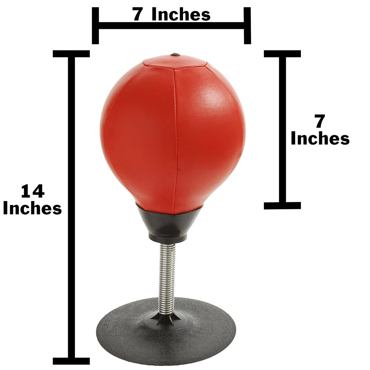 Stress Relief Desktop Punching Ball with Air Pump - Tabletop Boxing Bag