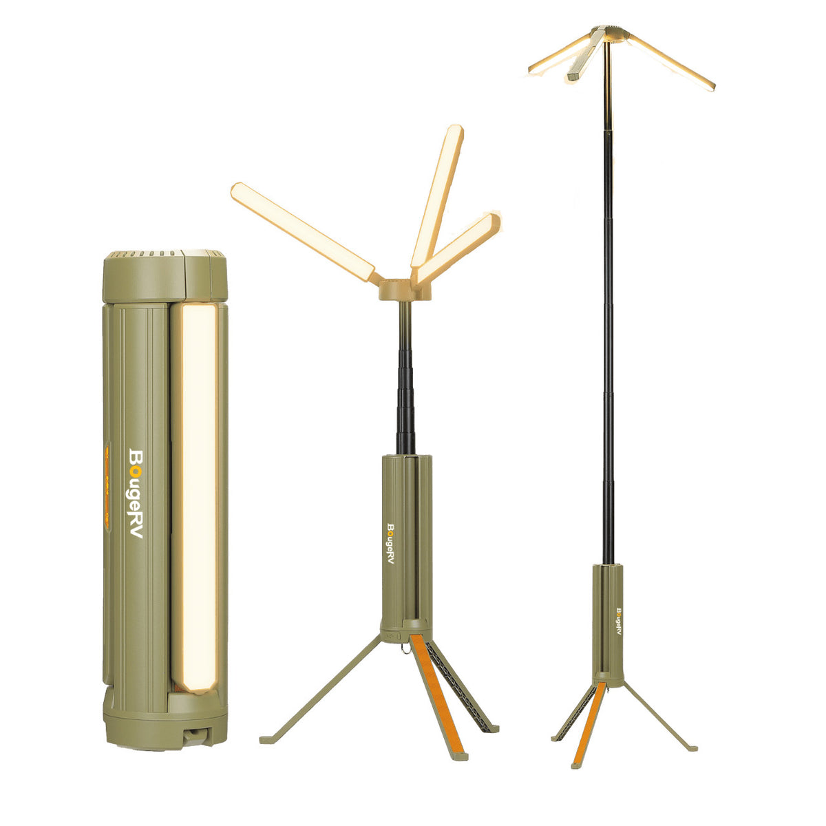 Rechargeable Telescopic Camping Lantern Light 15600mAh Rotatable Lamp