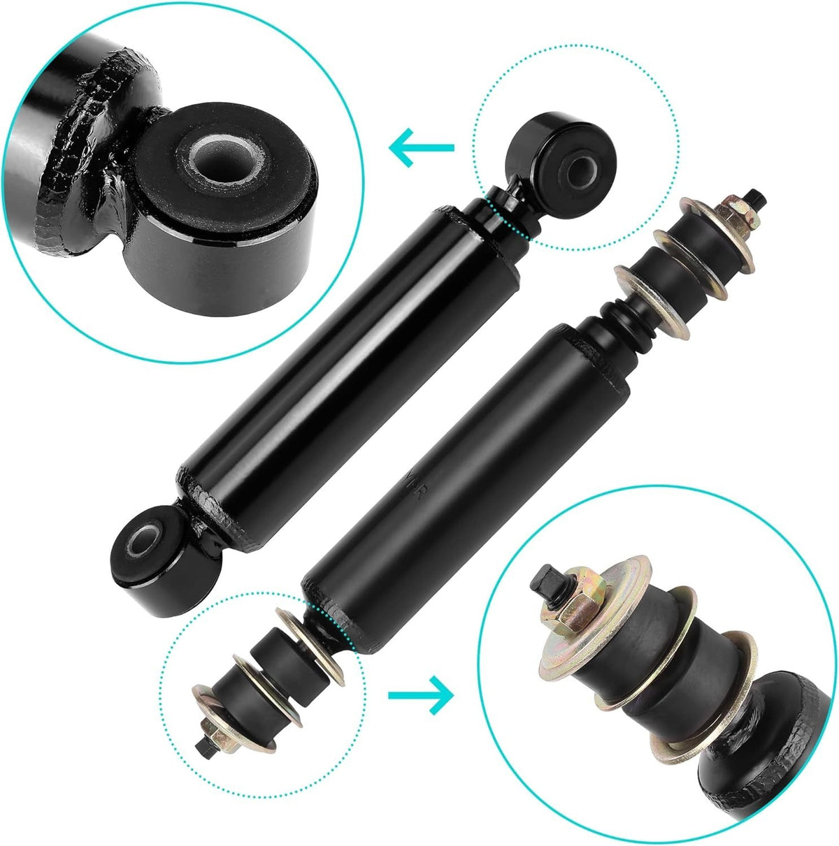 Heavy Duty Golf Cart Shock Absorber Set for Club Car DS & Precedent