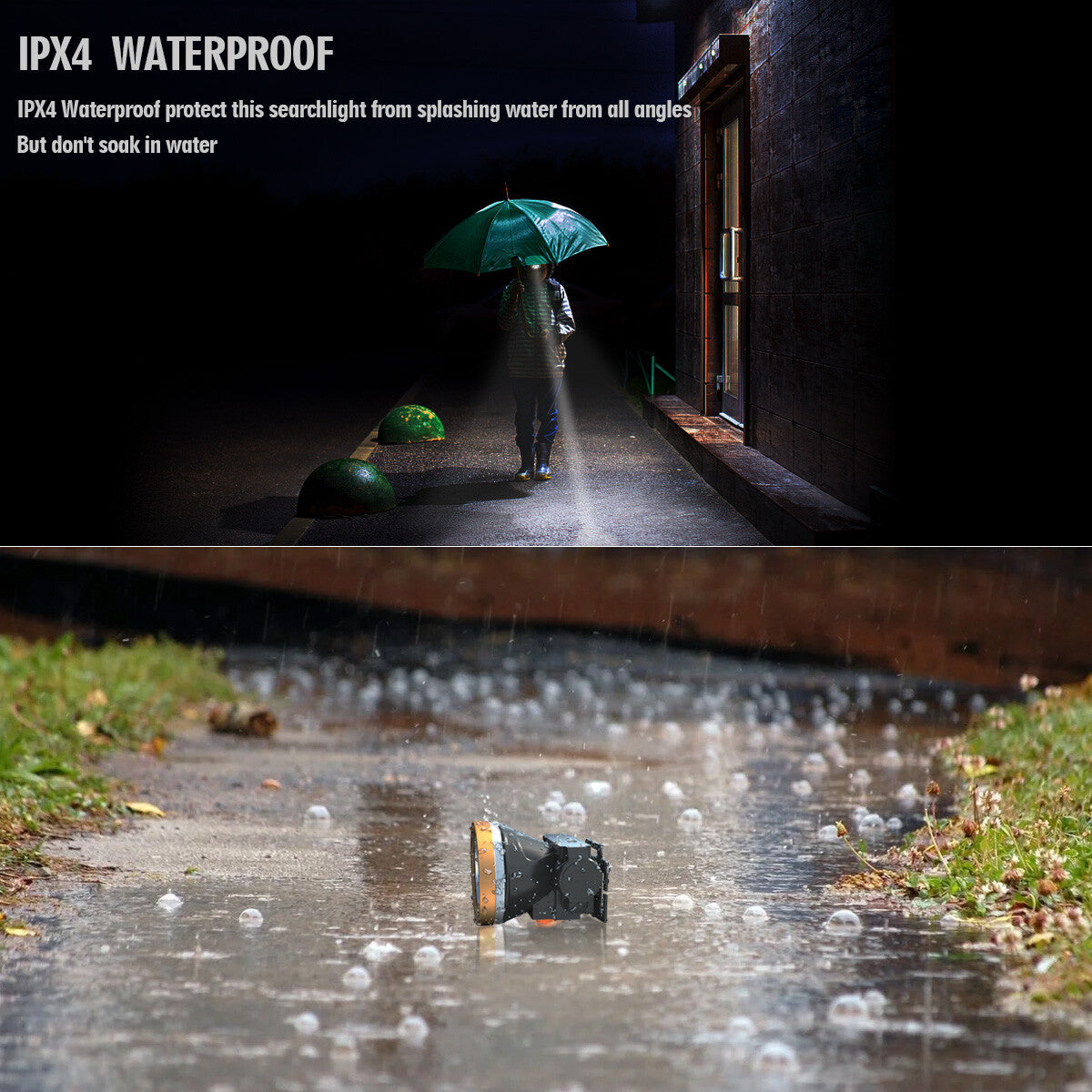 Rechargeable LED Headlamp for Outdoor Camping Hiking Fishing Waterproof Head Torch