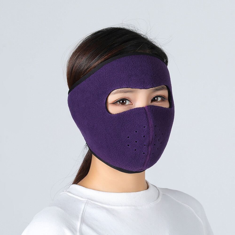 Full Ski Mask Windproof Face Cover Winter Face Mask Ear Warmer Cold Weather