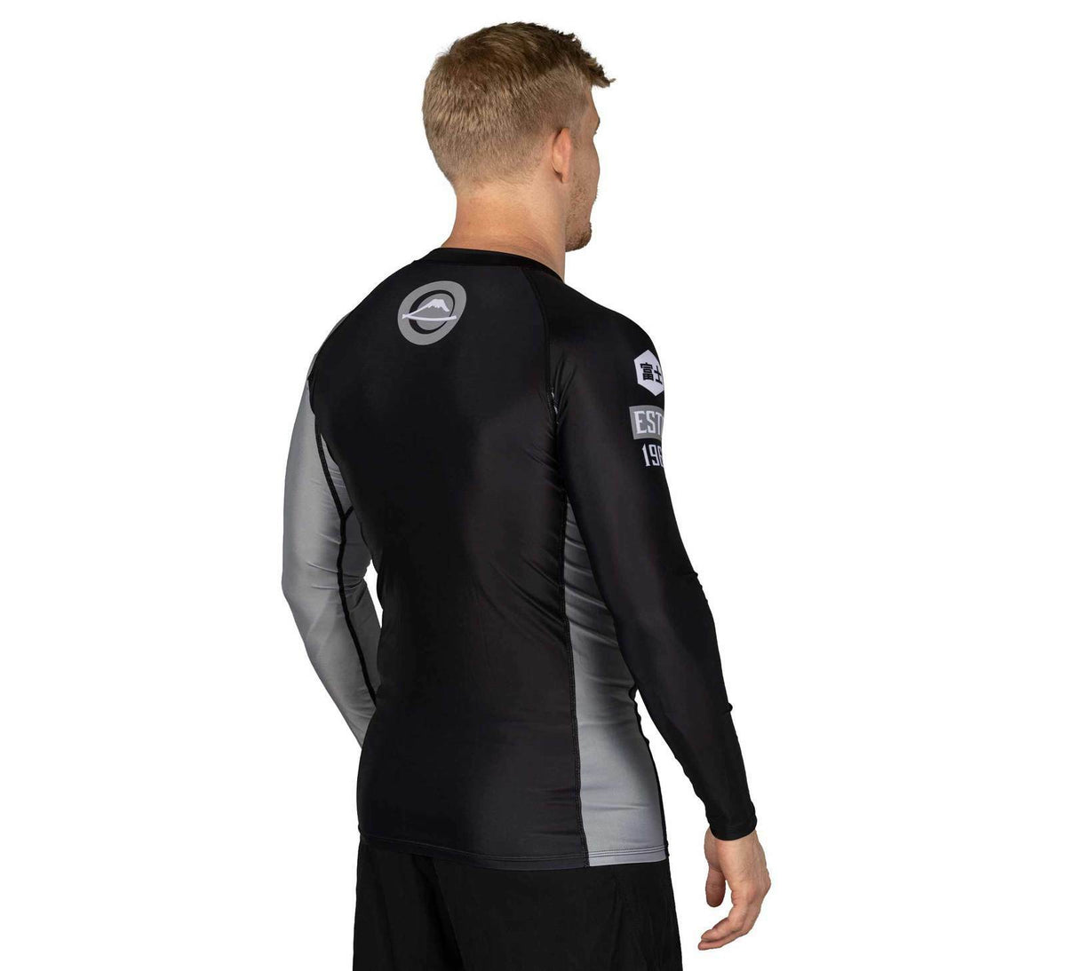 Long Sleeve MMA Rashguard for Jiu-Jitsu & BJJ - Grey
